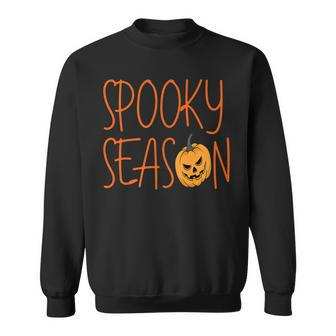 Spooky Season Cute Halloween  Fall Season  Sweatshirt