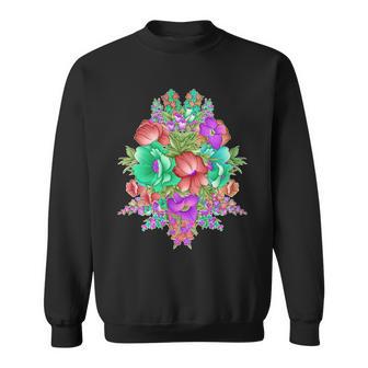 Spring Wild Flowers Bundle Bunch Sweatshirt - Monsterry UK