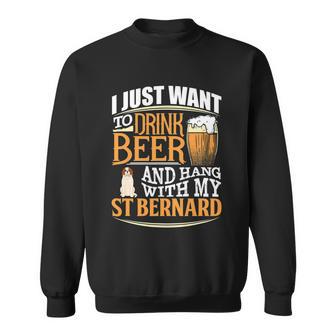 St Bernard Dog Beer Sweatshirt - Monsterry DE