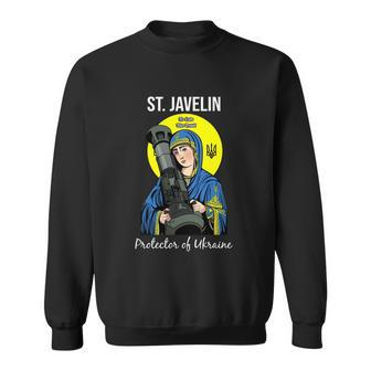St Javelin Protector Of Ukraine Support Stand With Ukraine Sweatshirt - Monsterry DE