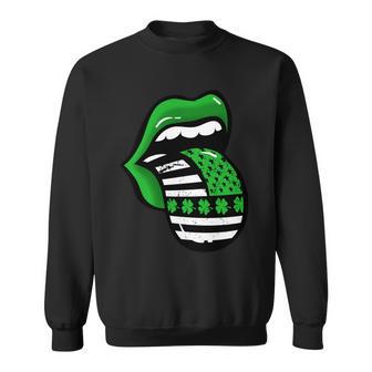 St Patricks Day Irish American Shamrock Flag Paddy Sweatshirt - Monsterry CA