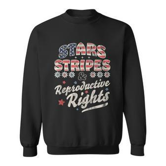 Stars Stripes Reproductive Rights Patriotic 4Th Of July Cute Tank Top Sweatshirt - Monsterry