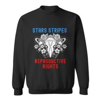 Stars Stripes Reproductive Rights Patriotic 4Th Of July V4 Sweatshirt - Monsterry