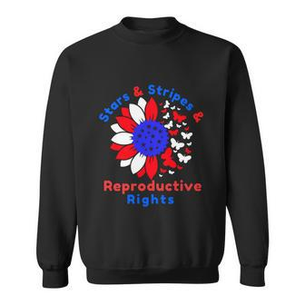 Stars Stripes Reproductive Rights Us Flag 4Th July Vintage American Flag V2 Sweatshirt - Monsterry