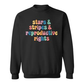 Stars Stripes Reproductive Rights V8 Sweatshirt - Thegiftio UK