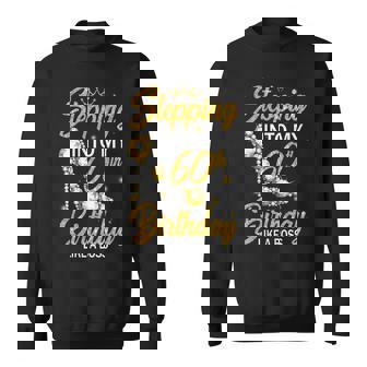 Stepping Into My 60Th Birthday Like A Boss Diamond Shoes Men Women Sweatshirt Graphic Print Unisex - Thegiftio UK