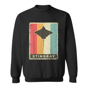 Stingray Lover Vintage Retro Poster Animal Tshirt Sweatshirt - Monsterry AU