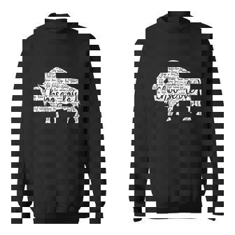 Stop Hate End Racism Choose Love Meaningful Gift Pray For Buffalo Strong Gift Sweatshirt - Thegiftio