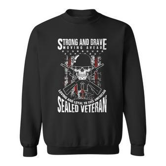 Stronf And Brave Moving Ahead Sweatshirt - Monsterry UK