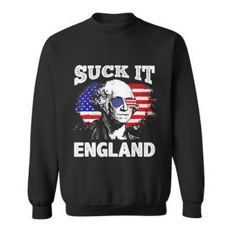 Suck It England Funny 4Th Of July Flag Patriotic Sweatshirt - Monsterry AU