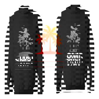 Summer Is Coming Tropical Caribbean Beach Summer Gift Graphic Design Printed Casual Daily Basic Sweatshirt - Thegiftio UK