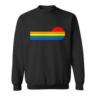 Sunset Lgbt Gay Pride Lesbian Bisexual Ally Quote Sweatshirt - Monsterry DE