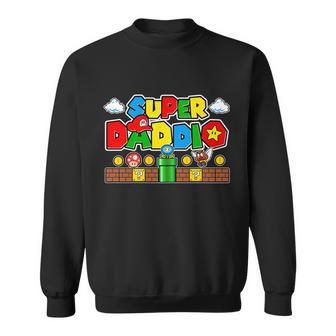 Super Daddio Dad Video Gamer Sweatshirt - Monsterry