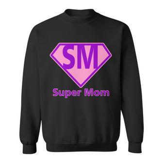 Super Mom Graphic Design Printed Casual Daily Basic Sweatshirt - Thegiftio UK