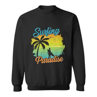 Surfing Paradise Summer Vacation Surf Sweatshirt - Monsterry