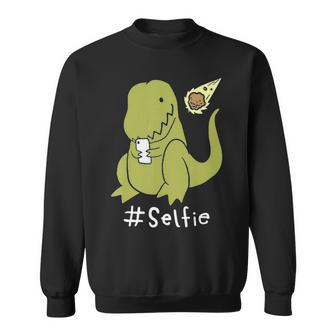 T Rex Selfie Sweatshirt - Seseable