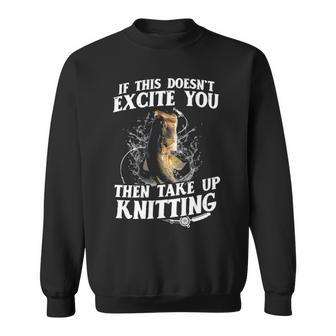 Take Up Knitting Sweatshirt - Seseable