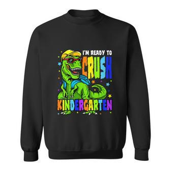 Teacher Crush Preschool Dinosaur Monster Truck Funny Sweatshirt - Monsterry DE