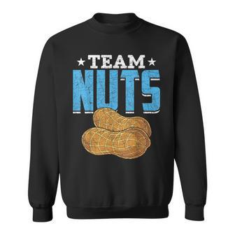 Team Boy Gender Reveal Party Team Nuts Funny Gender Reveal Sweatshirt - Thegiftio UK