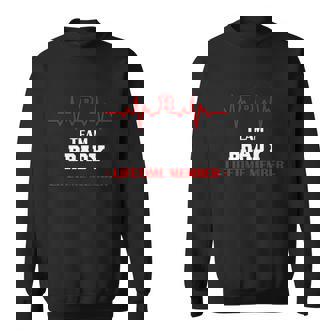 Team Brady Lifetime Member Sweatshirt - Monsterry