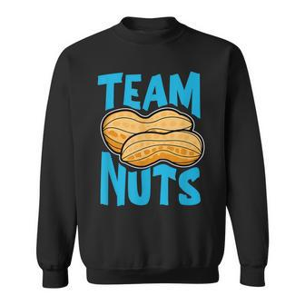 Team Nuts Funny Matching Party Baby Boy Gender Reveal Sweatshirt - Thegiftio UK