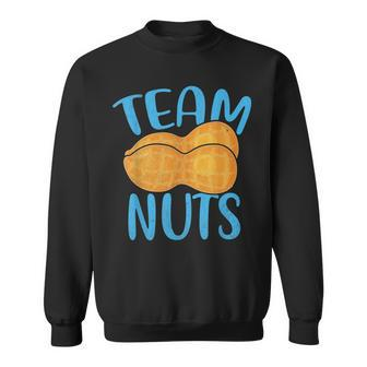 Team Nuts Team Boy Matching Gender Reveal Baby Shower Party Sweatshirt - Thegiftio UK