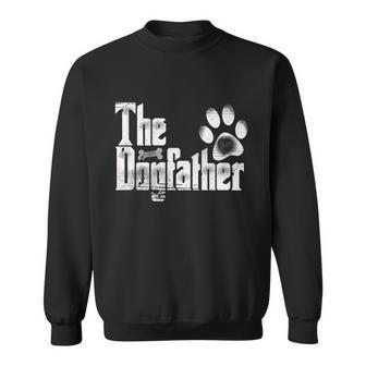 The Dogfather Bone Dog Lover Dad Funny Fathers Day Funny Gift Graphic Design Printed Casual Daily Basic Sweatshirt - Thegiftio UK