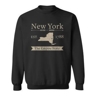 The Empire State &8211 New York Home State Sweatshirt - Thegiftio UK