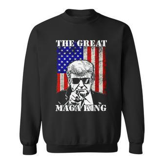 The Great Maga King 2024 Ultra Maga Proud Great Maga King Sweatshirt - Monsterry CA