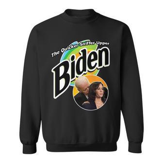 The Quicker Sniffer Upper Biden Tshirt Sweatshirt - Monsterry UK