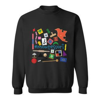 The Small Things In Montessori Materials Love Montessori Sweatshirt - Monsterry AU