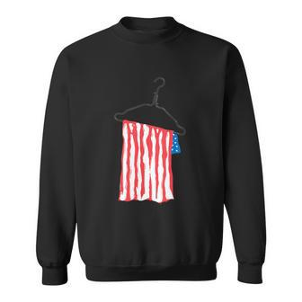 The Us Flag Hangs On A Metal Hanger Womenss Rights Sweatshirt - Monsterry AU