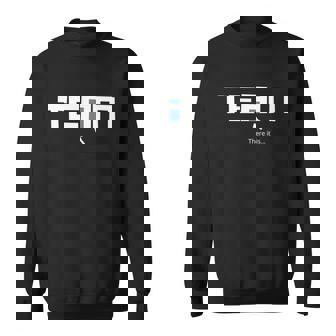 There Is No I In Team Funny Hidden Inside The A Cute Sports Gift Graphic Design Printed Casual Daily Basic Sweatshirt - Thegiftio UK