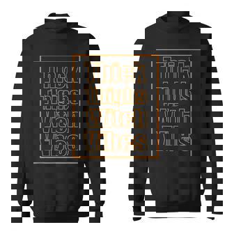 Thick Thighs Witch Vibes Graphic Plus Size Halloween Costume Sweatshirt | Seseable CA