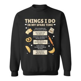 Things I Do In My Spare Time Baking Pastry Chef Baker Bake Sweatshirt - Thegiftio UK