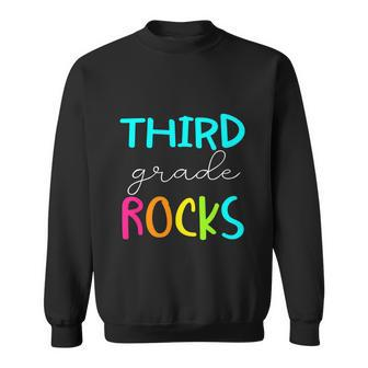 Third Grade Rocks Team 3Rd Grade Funny Teacher Sweatshirt - Monsterry