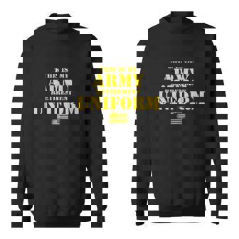This Is My Army Retirement Uniform Retired Military Army Graphic Design Printed Casual Daily Basic Sweatshirt - Thegiftio