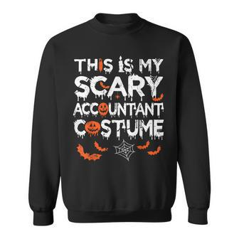 This Is My Scary Accountant Costume Funny Halloween Men Women Sweatshirt Graphic Print Unisex - Thegiftio UK