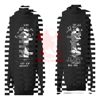 This Princess Wears Cowboy Boots For A Cowboy Rodeo Cowgirl Sweatshirt - Thegiftio