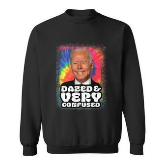 Tie Dye Biden Dazed And Very Confused Funny Tshirt Sweatshirt - Monsterry DE