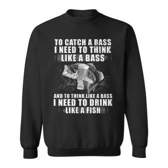 To Catch A Bass Sweatshirt - Seseable