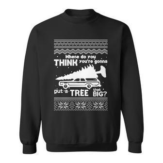 Todd Margo Couples Ugly Christmas Vacation Tree Tshirt Sweatshirt - Monsterry