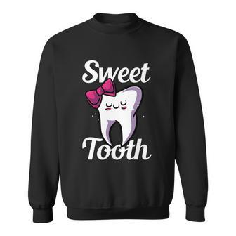 Tooth Sweet Dental Hygienist Dentist Teeth Dental Life Cool Gift Sweatshirt - Thegiftio UK