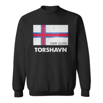 Torshavn Faroe Islands Flag Of Faroe Islands Sweatshirt - Thegiftio UK