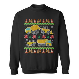 Tractors And Bulldozers Ugly Christmas Sweater Tshirt Sweatshirt - Monsterry UK