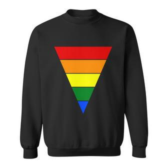 Triangular Lgbt Gay Pride Lesbian Bisexual Ally Quote V2 Sweatshirt - Monsterry DE