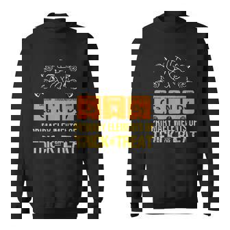 Trick Or Treat Primary Elements Periodic Table Candy Graphic Design Printed Casual Daily Basic Sweatshirt - Thegiftio