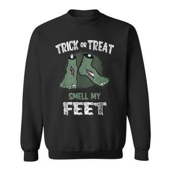 Trick Or Treat Smell My Feet Kids Sweatshirt - Seseable