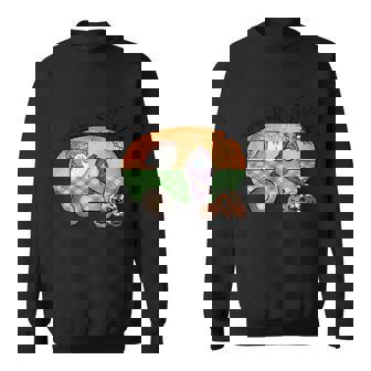 Trick Or Treat Sublimation Halloween Day Graphic Design Printed Casual Daily Basic Sweatshirt - Thegiftio UK