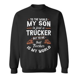 Trucker Trucker Accessories For Truck Driver Motor Lover Trucker_ V15 Sweatshirt - Seseable